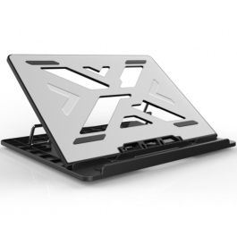 Conceptronic Soporte Base Refrigeración Portátil, Ajuste de Altura, Diseño Hueco, Compatible hasta 15.6"