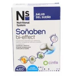 Ns Soñaben Bi-Effect Melatonina 1,85 Mg 60 Comp Precio: 23.8900002. SKU: B129K9WAJ3