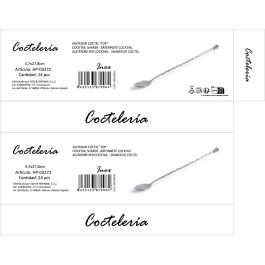 Cuchara Coctel Inoxidable 3.7 x 27.8 cm (24 Unidades)