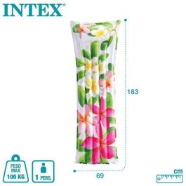 Intex Colchoneta 5 Tubos Fashion 183x69 cm - Modelos Surtidos
