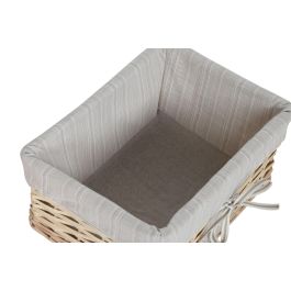 Cesta Ropa Shabby DKD Home Decor Crema 36 x 55 x 47 cm Set de 5