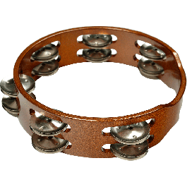 TANGA Pandereta de 8" – Instrumento Musical de Percusión de 22 cm de Ancho x 6 cm de Alto x 22 cm de Largo