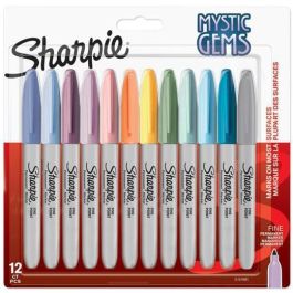 Sharpie Marcador Permanente Mystic Gems Surtido Pastel, Punta Fina, Blíster 12 Unidades Precio: 15.49999957. SKU: B1CEVCQH7G