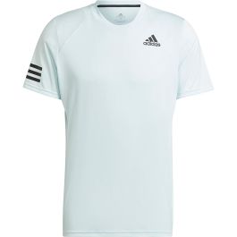 Camiseta de Manga Corta Hombre Adidas Club Tennis 3 Stripes Blanco