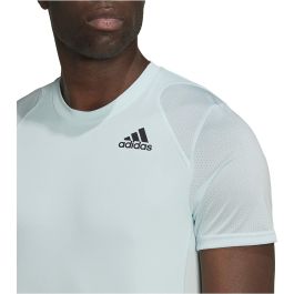 Camiseta de Manga Corta Hombre Adidas Club Tennis 3 Stripes Blanco