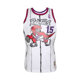 Camiseta de baloncesto Mitchell & Ness Toronto Raptors Vince Carter Blanco