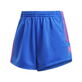 Pantalones Cortos Deportivos para Mujer Adidas Originals Adicolor 3D Trefoil Azul Precio: 24.95000035. SKU: S6496419