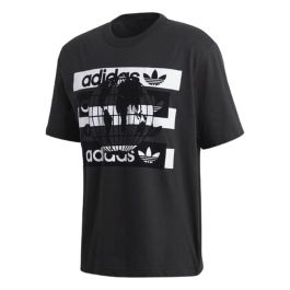 Camiseta de Manga Corta Hombre Adidas R.Y.V. Message Negro