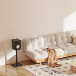 Aisens SPK10U-431 Soporte de Suelo para Altavoces Universal Negro hasta 25kg