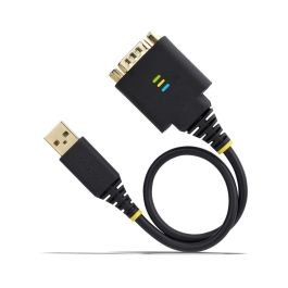 Cable USB Startech 1P1FFC-USB-SERIAL Negro 30 cm