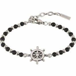 Pulsera Hombre Breil TJ2408 Plata de ley 925 Negro Pulsera Hombre Breil TJ2408 Plata de ley 925 Negro