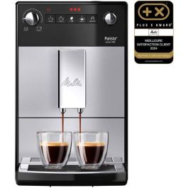 MELITTA F230-101 - Cafetera Purista - Espresso automático con molinillo de granos - 1450W - Tanque de agua 1,2L - Plata