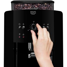 Krups EA8110 Cafetera Espresso Automática Arabica Quattro Force 15 Bares con Molinillo Integrado 1.7L Negra