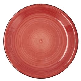 Quid Plato Llano Cerámico Coral Vita Rojo 27 cm - Set 12 Unidades - Apto Lavavajillas y Microondas, Pintado a Mano Precio: 45.50000026. SKU: S2709888