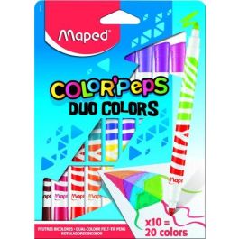 Rotulador Fibra Maped Color´Peps Duo Estuche De 10 Precio: 5.68999959. SKU: B19XSX7CXD