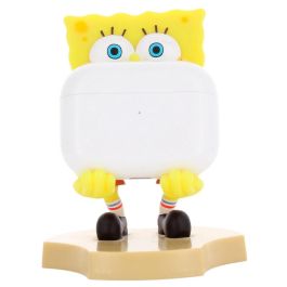 EXQUISITE GAMING Mini Cable Guy Bob Esponja - Soporte para Mando, Teléfono y Auriculares - Figura Coleccionable 11cm