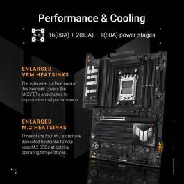 ASUS X870-PLUS WiFi Placa Base Gaming ATX Socket AM5 para AMD Ryzen 7000/8000/9000 Series, DDR5, Wi-Fi 7