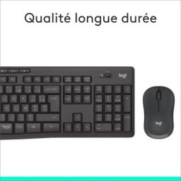 LOGITECH - Combo de teclado - Ratón inalámbrico y silencioso - MK295 LOGITECH - Combo de teclado - Ratón inalámbrico y silencioso - MK295