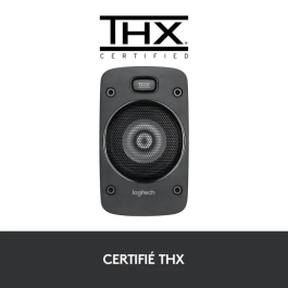 Logitech Altavoces Z906 Sistema 5.1 THX 1000W Pico / 500W RMS Sonido Envolvente Certificado Dolby Digital DTS