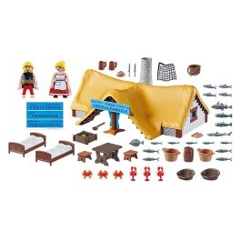 Playmobil Asterix La Cabaña de Ordenalfabetix Set de Juego para Niños