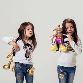 Cerdá Llavero Peluche Mickey 100% Poliéster Gold