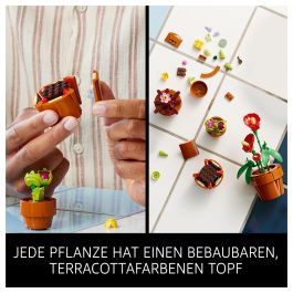 LEGO Icons 10329 Plantas Diminutas Set de Construcción Ornamental para Adultos