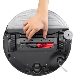 Roborock Saros 10 R&D system Aspirador Robot Negro con Navegación LiDAR, 22000 Pa, Fregado y Base Autovaciado