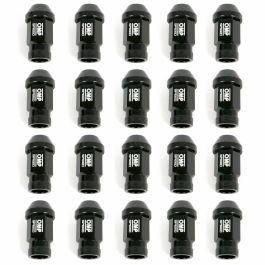 Set Tuercas OMP 7075 40 mm M12 x 1,50 20 uds Negro