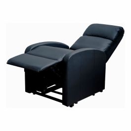 Sillón Reclinable Astan Hogar Relax Negro Piel Sintética Sillón Reclinable Astan Hogar Relax Negro Piel Sintética
