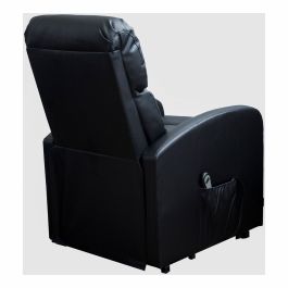 Sillón Reclinable Astan Hogar Relax Negro Piel Sintética Sillón Reclinable Astan Hogar Relax Negro Piel Sintética