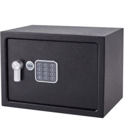 Caja Fuerte Electrónica con Alarma - YALE - YEC/250/DB2 - Mediana 16,3L - 25x35x25cm