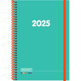 AGENDA 2025 MEDITERRANEO DIA/PAGINA 15x21 COL.SURTIDOS ESPIRAL CASTELLANO INGRAF 355430