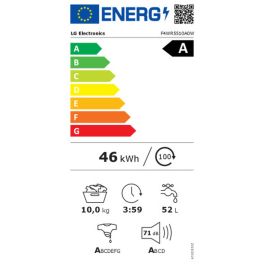 Lavadora LG F4WR6010A1W 60 cm 1400 rpm 10 kg