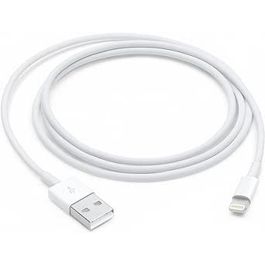 Cable USB a Lightning Apple 1 m Blanco (1 unidad) Precio: 31.95000039. SKU: B18MLSSNQH