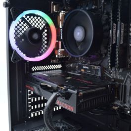 PC de Sobremesa PcCom Silver Élite 500 GB SSD AMD Ryzen 5 5500U 16 GB RAM AMD Radeon RX 6600 PC de Sobremesa PcCom Silver Élite 500 GB SSD AMD Ryzen 5 5500U 16 GB RAM AMD Radeon RX 6600