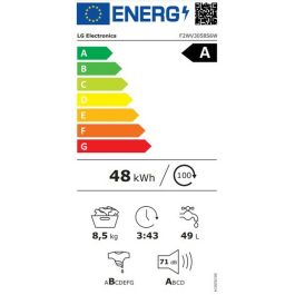 Lavadora LG F2WV3058S6W Blanco 1200 rpm 8,5 kg Lavadora LG F2WV3058S6W Blanco 1200 rpm 8,5 kg