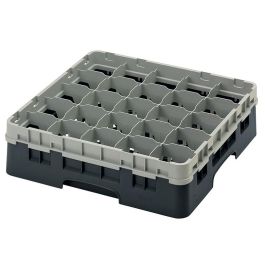 CAMBRO - 25S418-110 - Cesta de lavado 25 comp. 1 altura - 8,7 cm Ø máx. - alt. máx. 11,8cm - 50 x 50 x 14,3 cm - Negro Precio: 47.49999958. SKU: B1FKJXTBZA