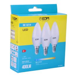 Pack de 3 bombillas LED EDM G 5 W E14 400 lm Ø 3,6 x 10 cm (6400 K) Precio: 3.78999951. SKU: S7902449