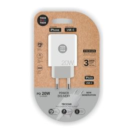 Cargador de Pared Tech One Tech USB-C Blanco 20 W Precio: 7.99000026. SKU: B1K9BYR5NT