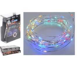 Guirnalda micro led solar multicolor, 100 leds, 7m.