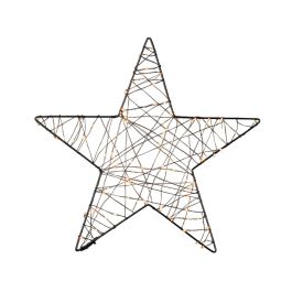 Lumineo Estrella Microled Malla PVC Exterior 38cm, Luz Cálida, IP44, 100 LEDs, Temporizador Precio: 12.59000039. SKU: B1HXK9ESK3