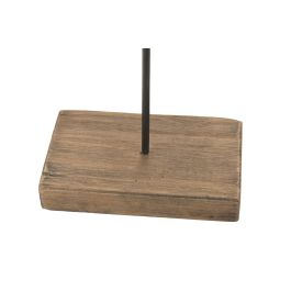 DKD Home Decor Figura Pez Blanco Natural Paulownia Metal 7 x 34 x 23 cm (2 Unidades)