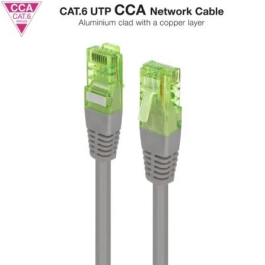 NANOCABLE Cable red latiguillo CAT.6 UTP AWG26 CCA 25 cm