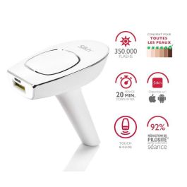 Silk'n Depiladora de luz pulsada MOTION 350.000 flash - Blanco - Todo tipo de piel