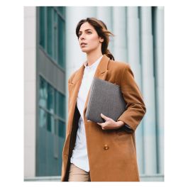 Inateck LB02006/S1 Funda para portátil de 16", unisex, poliéster, gris