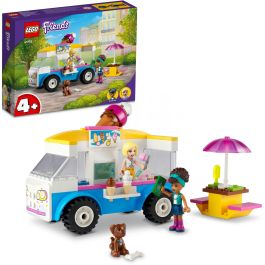 LEGO 41715 Friends Camión de Helados con Vehículo y 2 Mini-Figuras - Juego de Construcción 84 Piezas para Niños +4 Años