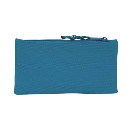 Safta Estuche Portatodo Blackfit8 Egeo con Dos Cremalleras Azul Poliéster 600D