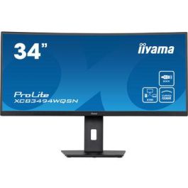 Pantalla de PC curva - IIYAMA XCB3494WQSN -B5 - 34 UWQHD - VA DAL - 0.4 MS - 120Hz - HDMI / Displayport / USB / KVM / Docking USB -C -