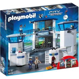 Playmobil 6919 Estación de Policía con Prisión, Escapada de Prisionero, Pared Rompible, 3 Figuras y Caja Huellas Digitales Precio: 110.49999994. SKU: B1JYQRW2AF