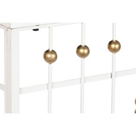 Recibidor Home ESPRIT Blanco Dorado 120 x 40 x 80 cm